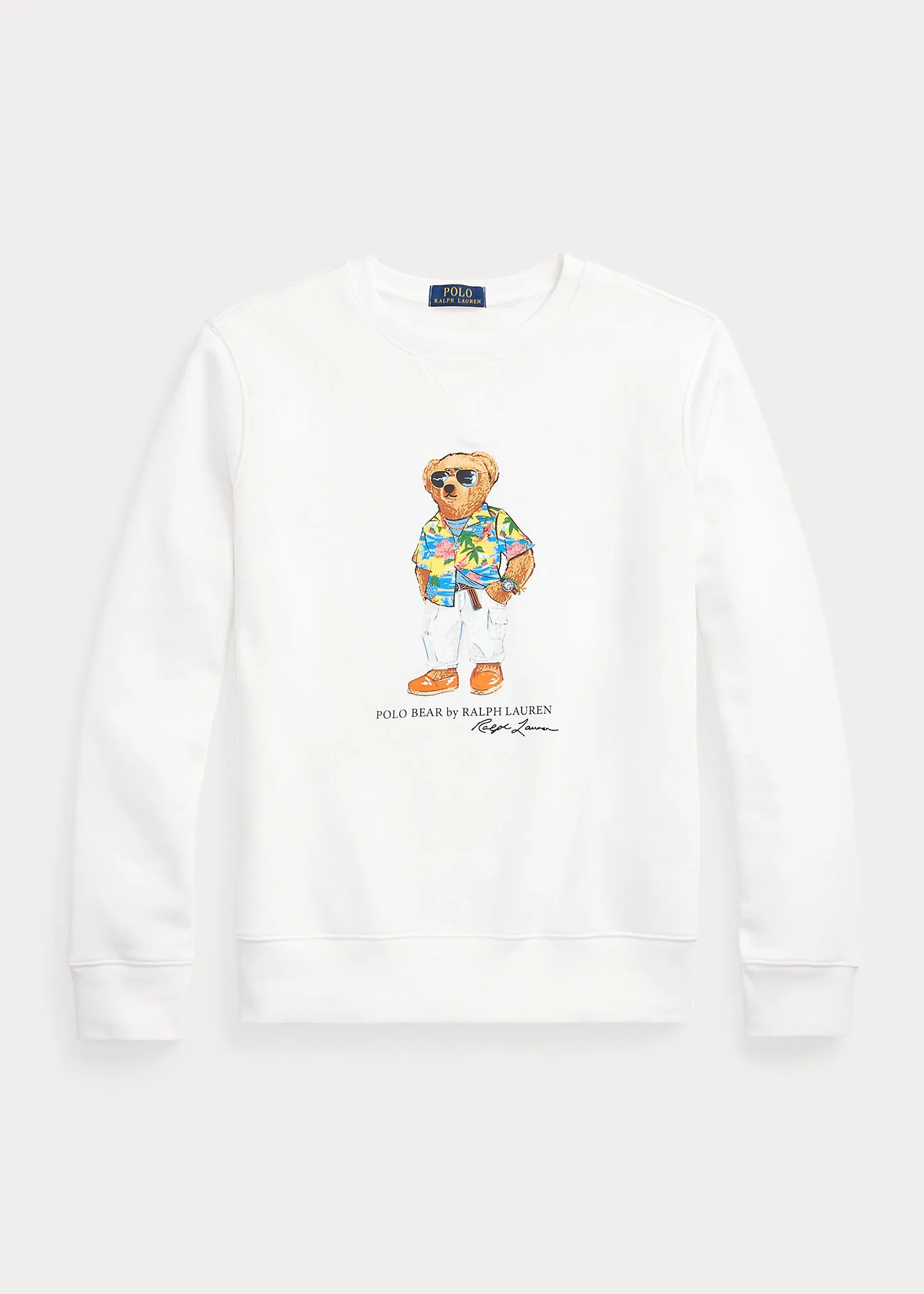 Ralph Lauren Polo Bear Fleece Pullover | White