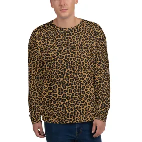 Recycled Unisex Sweatshirt - Leopard - Men