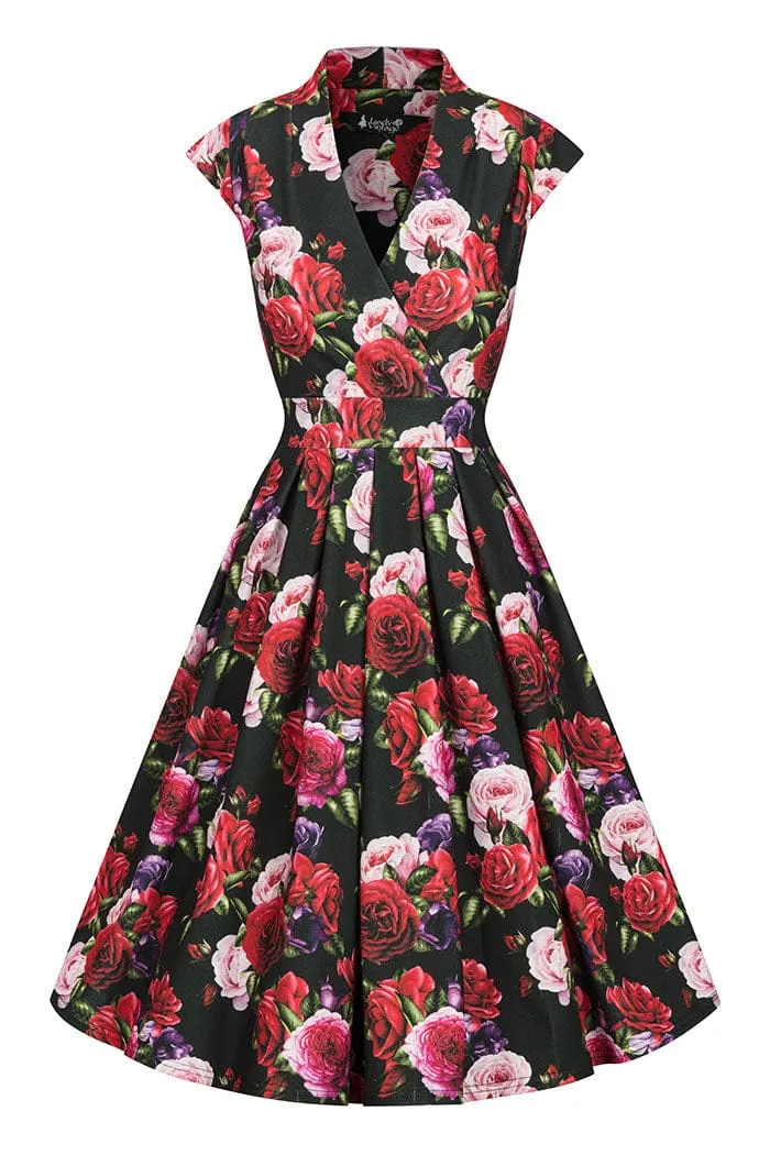 Red Roses Eva Dress size 10 only