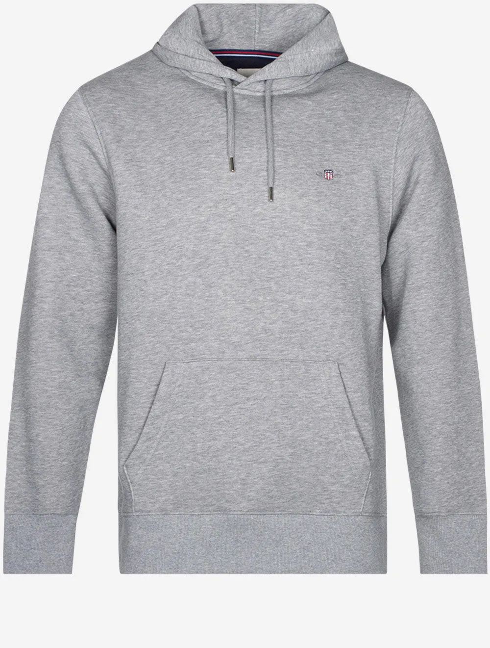 Regular Shield Hoodie Grey Melange