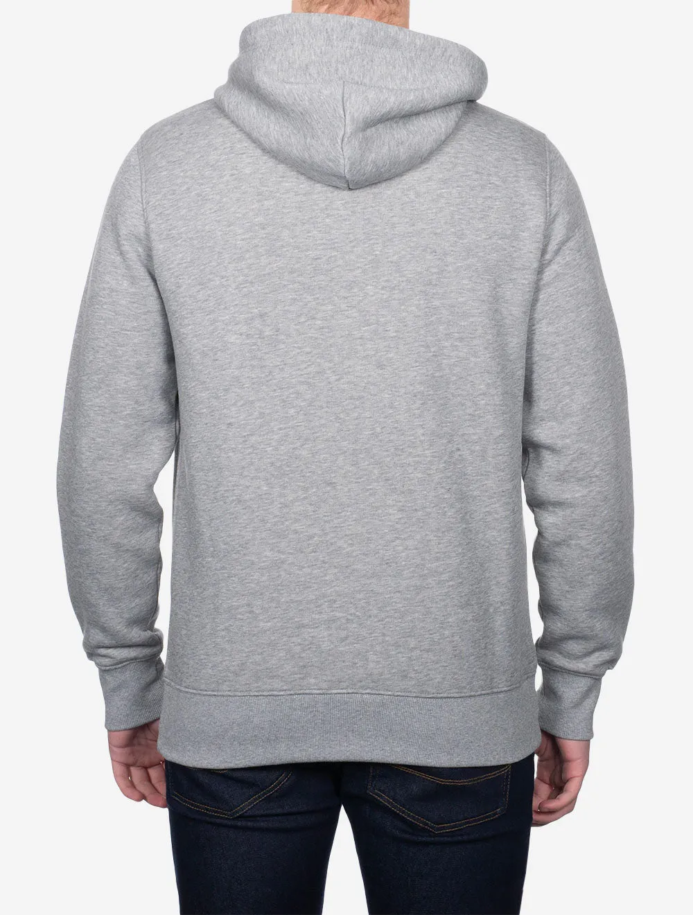 Regular Shield Hoodie Grey Melange