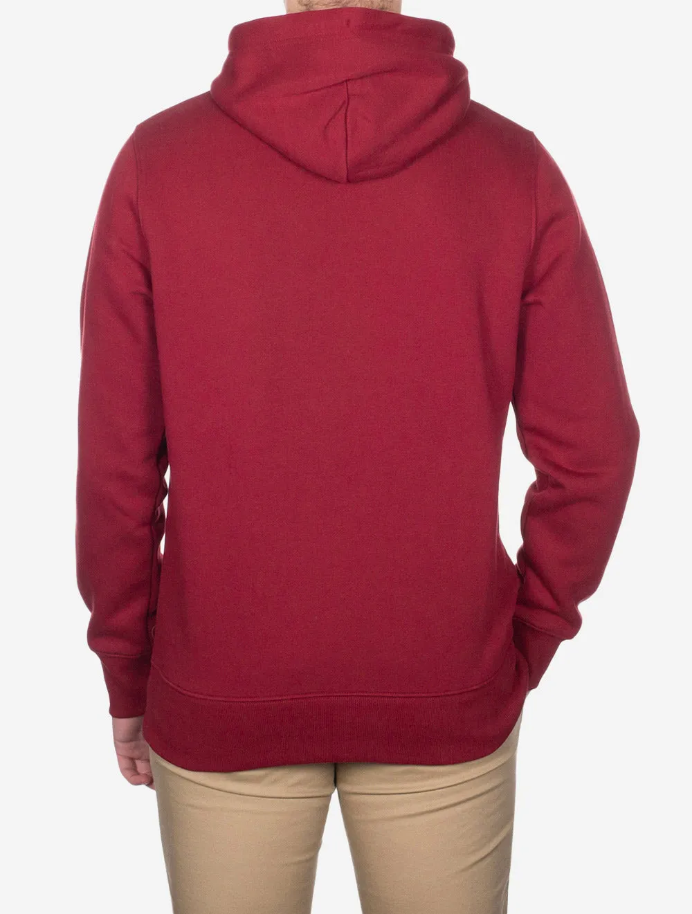 Regular Shield Hoodie Plumped Red