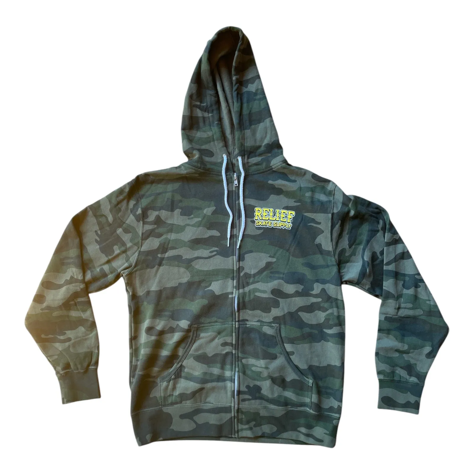 Relief Mallard Camo Zip Hoodie Lightweight