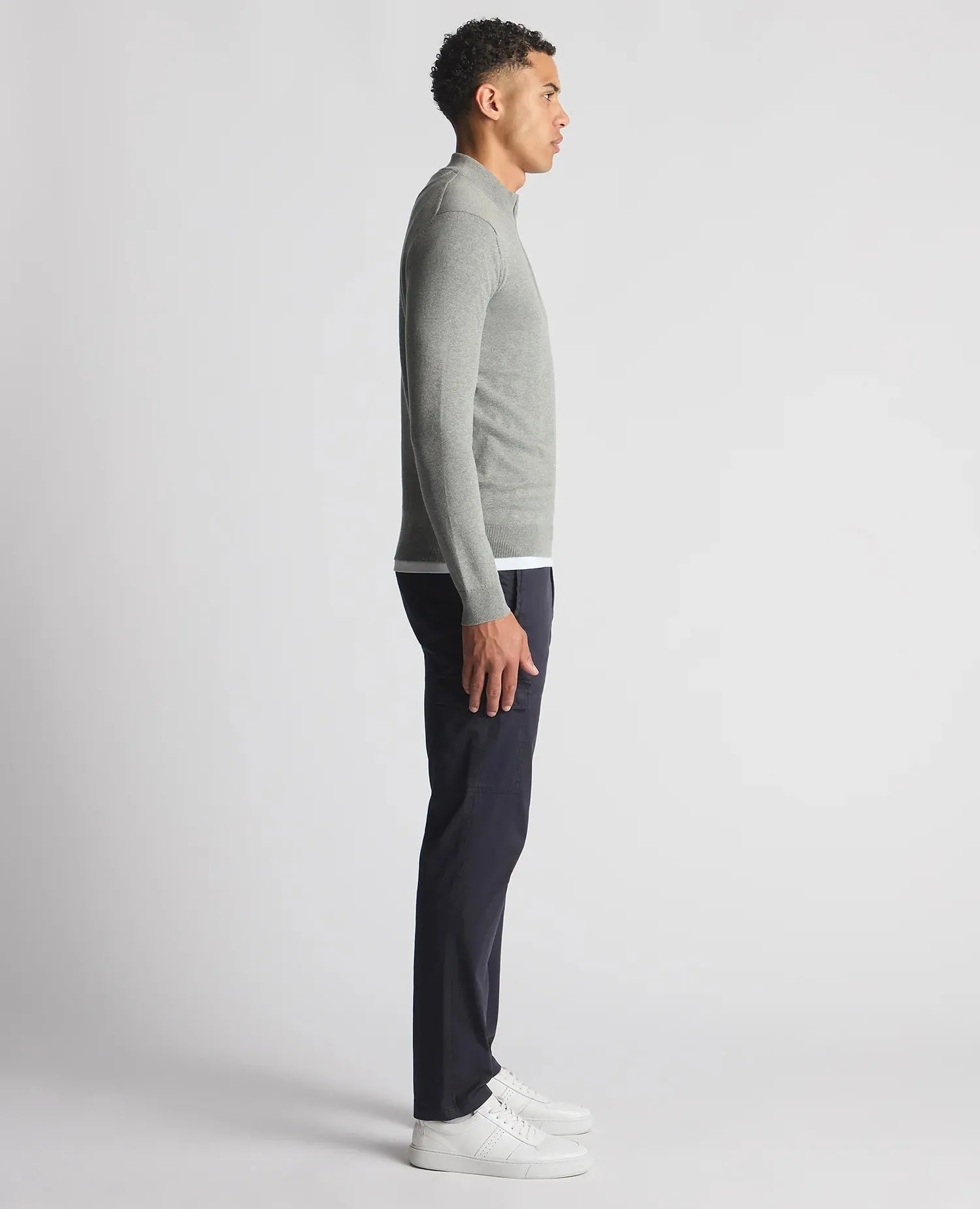 Remus Half Zip Sweater - Grey