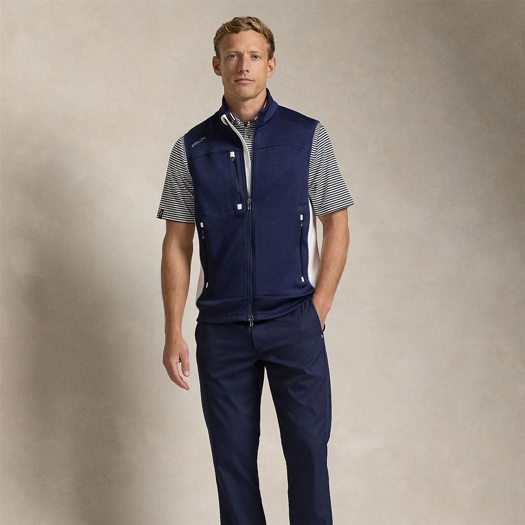 RLX Classic Fit Kinetic Spacer Vest Refined Navy - AW24