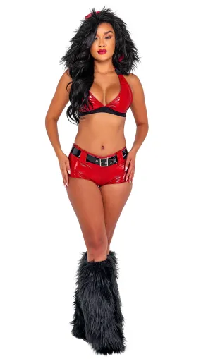 Roma 3pc Playful Santa Costume