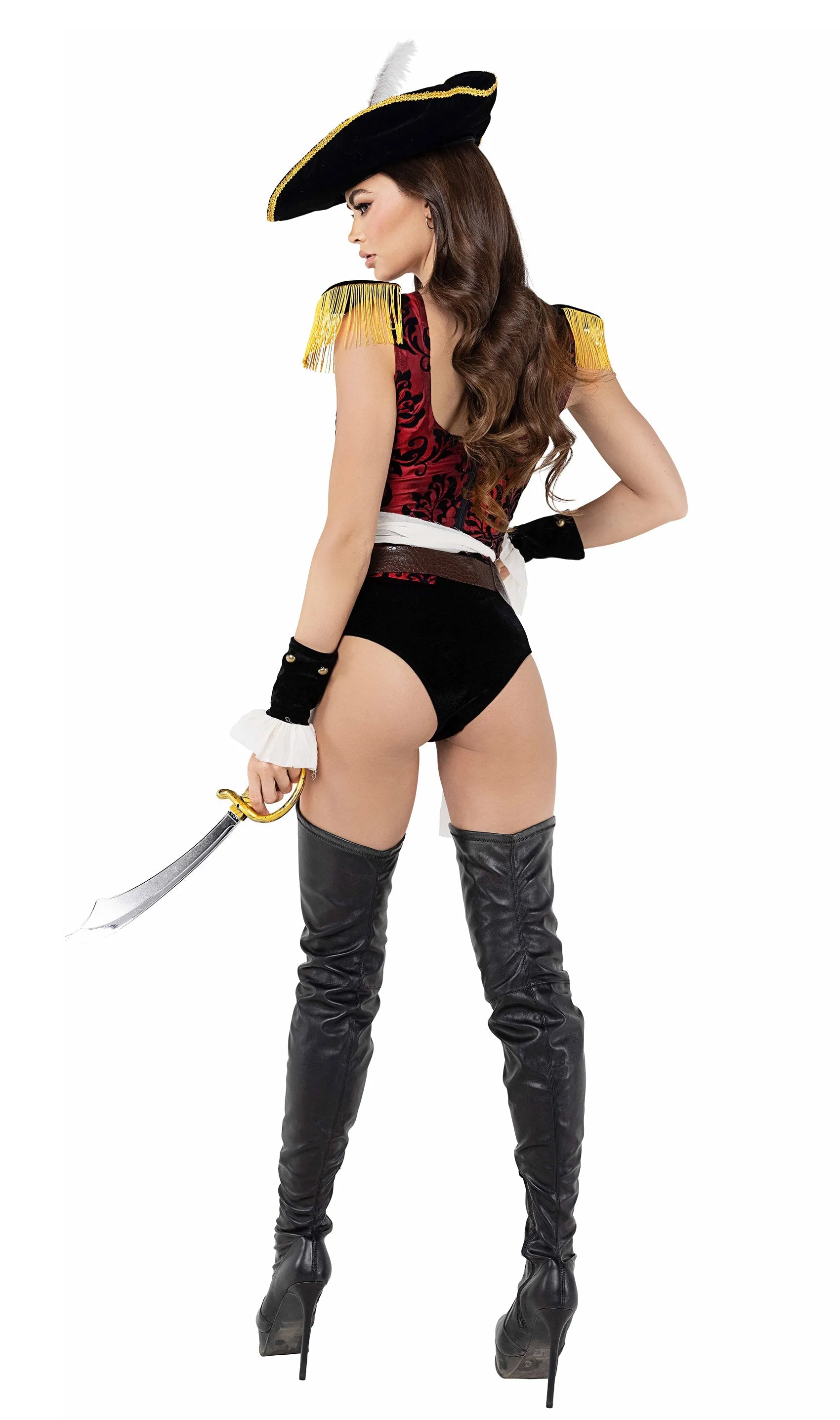 Roma 7pc Playboy High Sea Pirate Costume