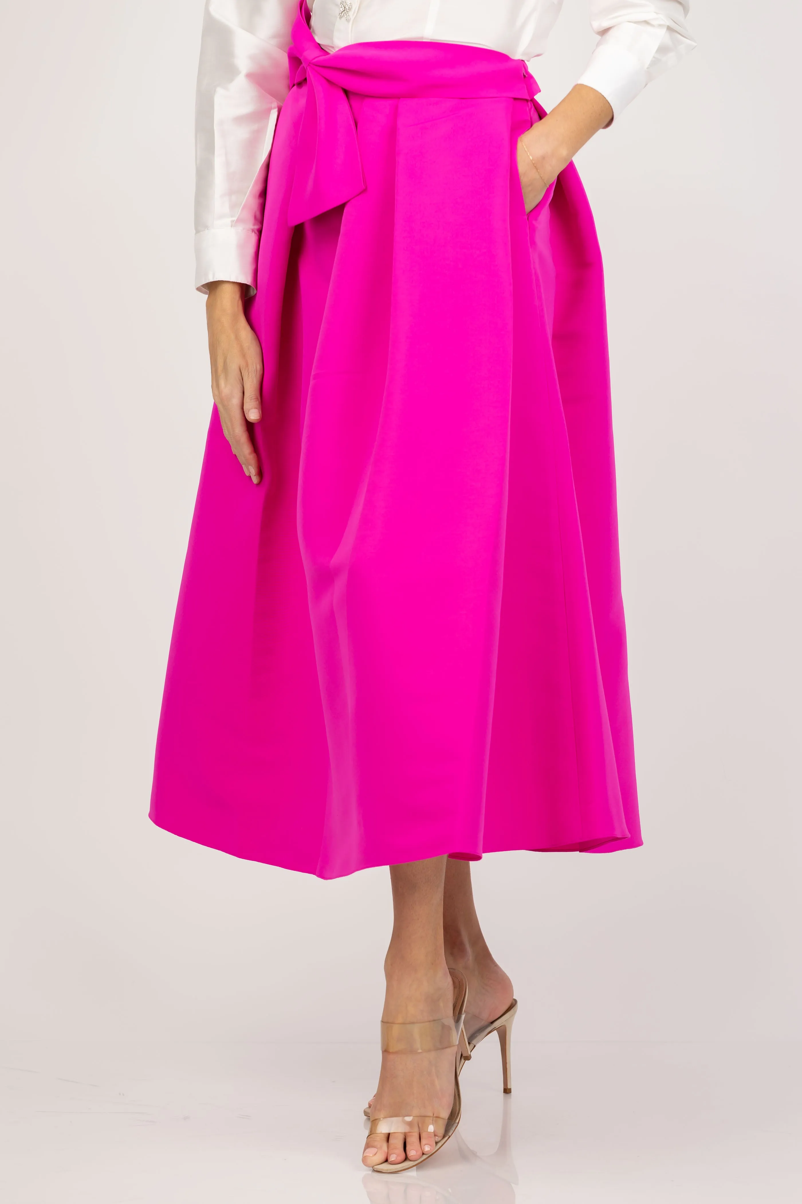 Sachin & Babi Whitley Skirt in Cerise