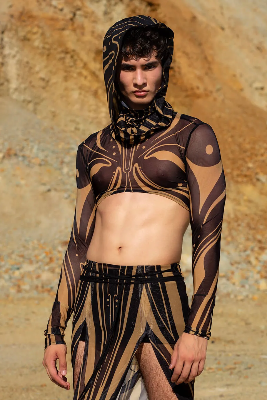 Sand Warrior Male Hooded Top