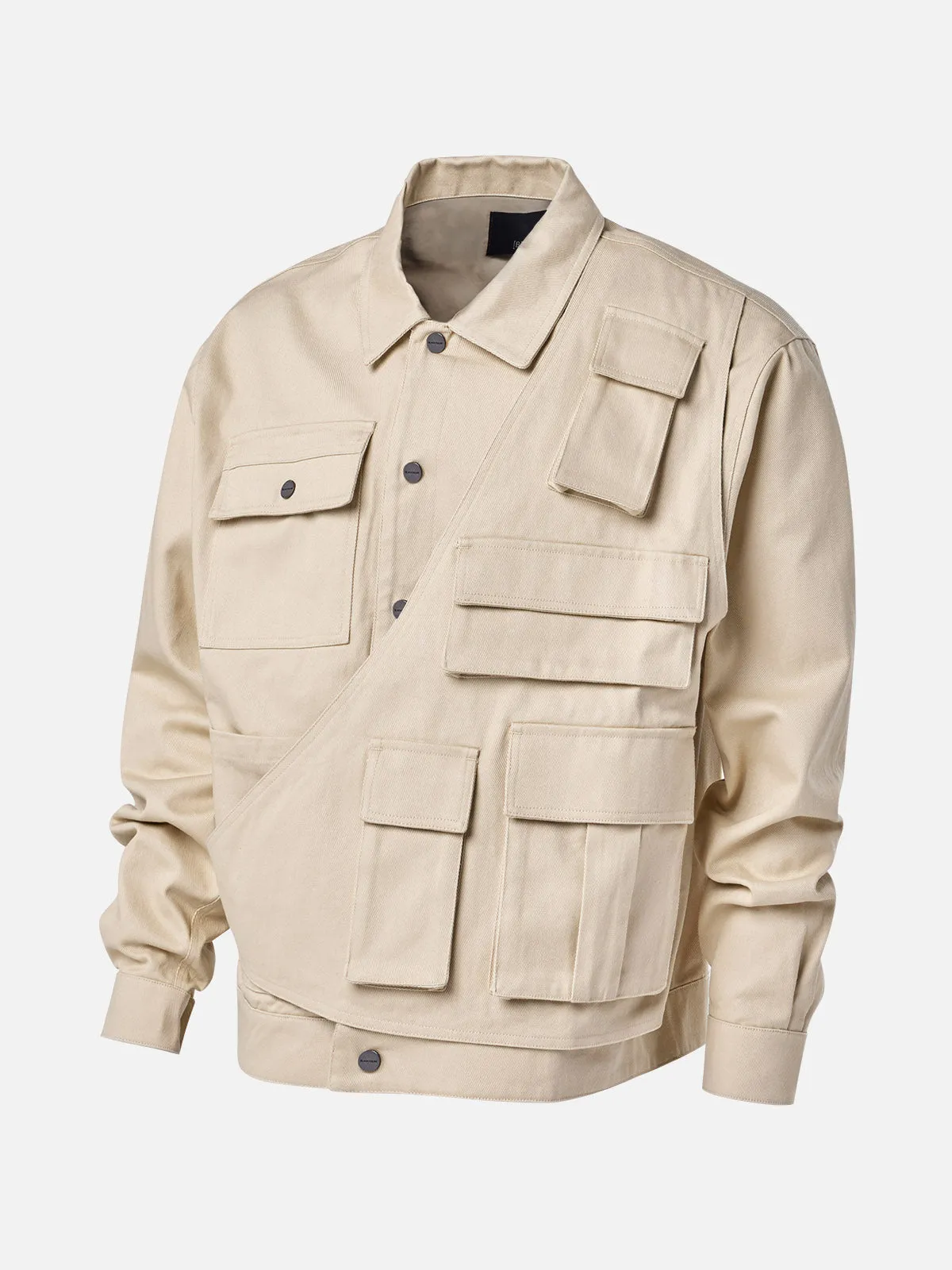 Single Vest Layered Utility Shirt