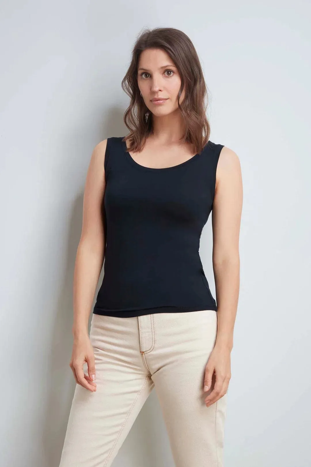 Sleeveless Micro TENCEL™ Modal Vest | Multiple Colours