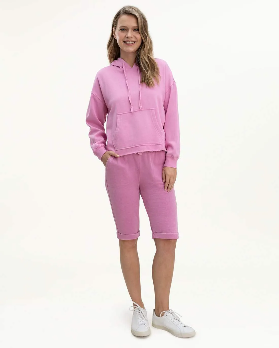 Splendid - Mariposa Hoodie in Peony