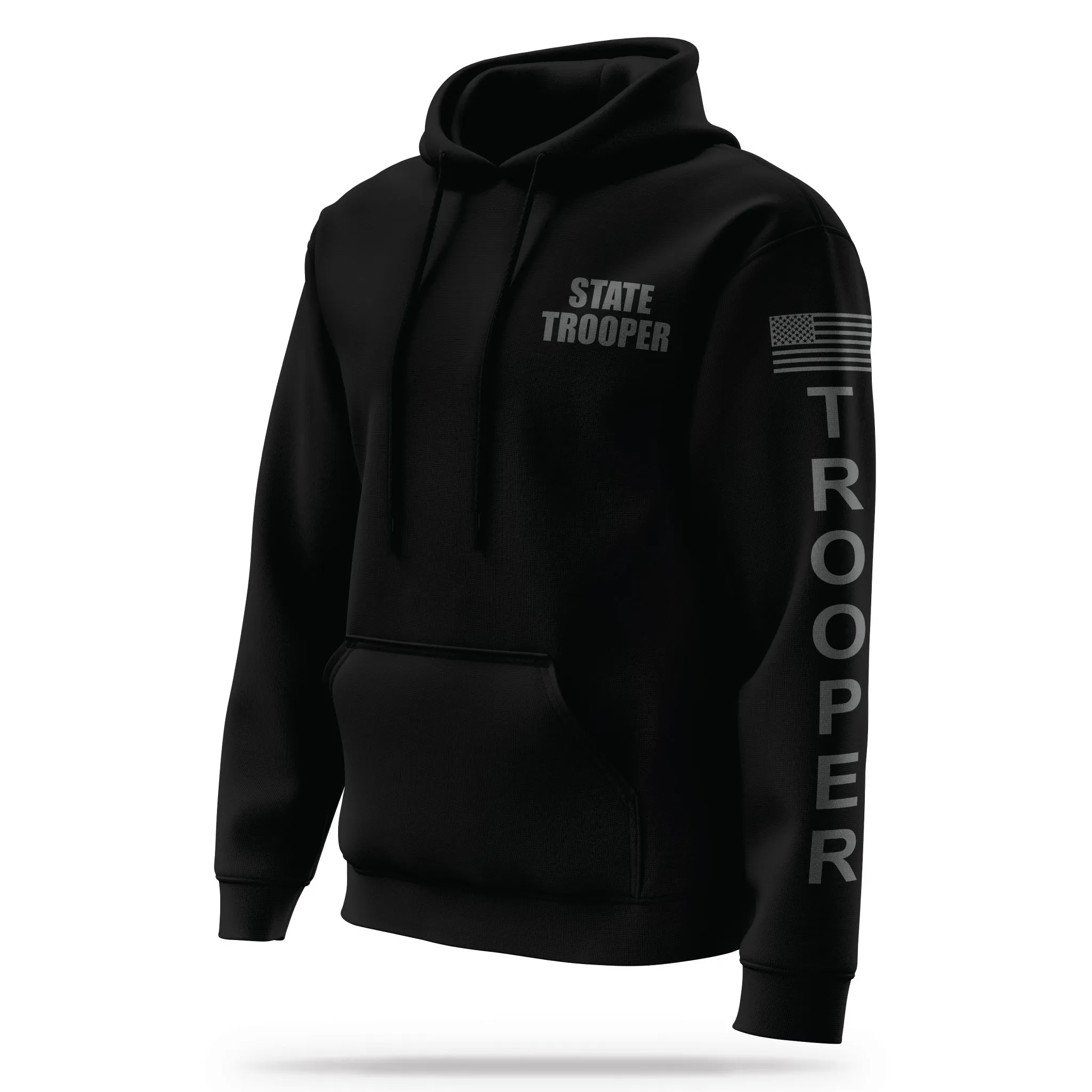 [STATE TROOPER] Performance Hoodie 2.0 [BLK/GRY]