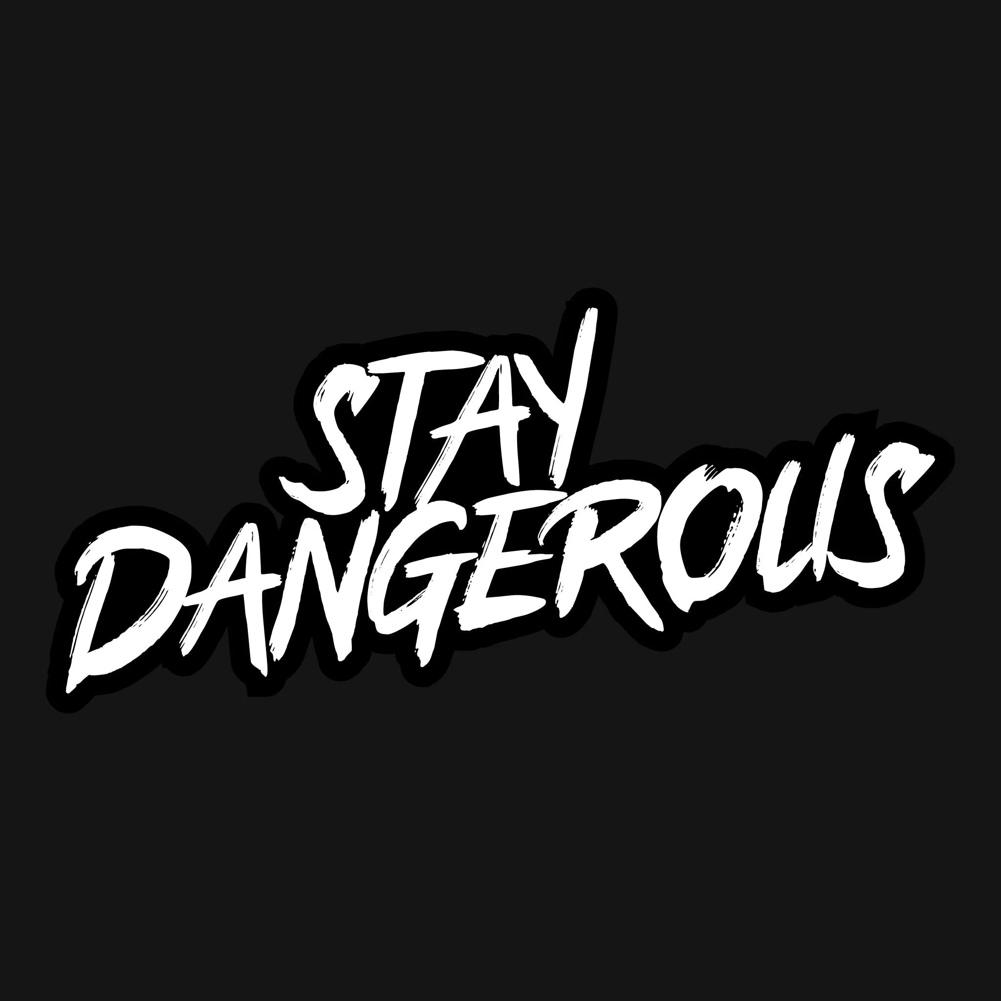 [STAY DANGEROUS] Performance Hoodie 2.0 [BLK/WHT]