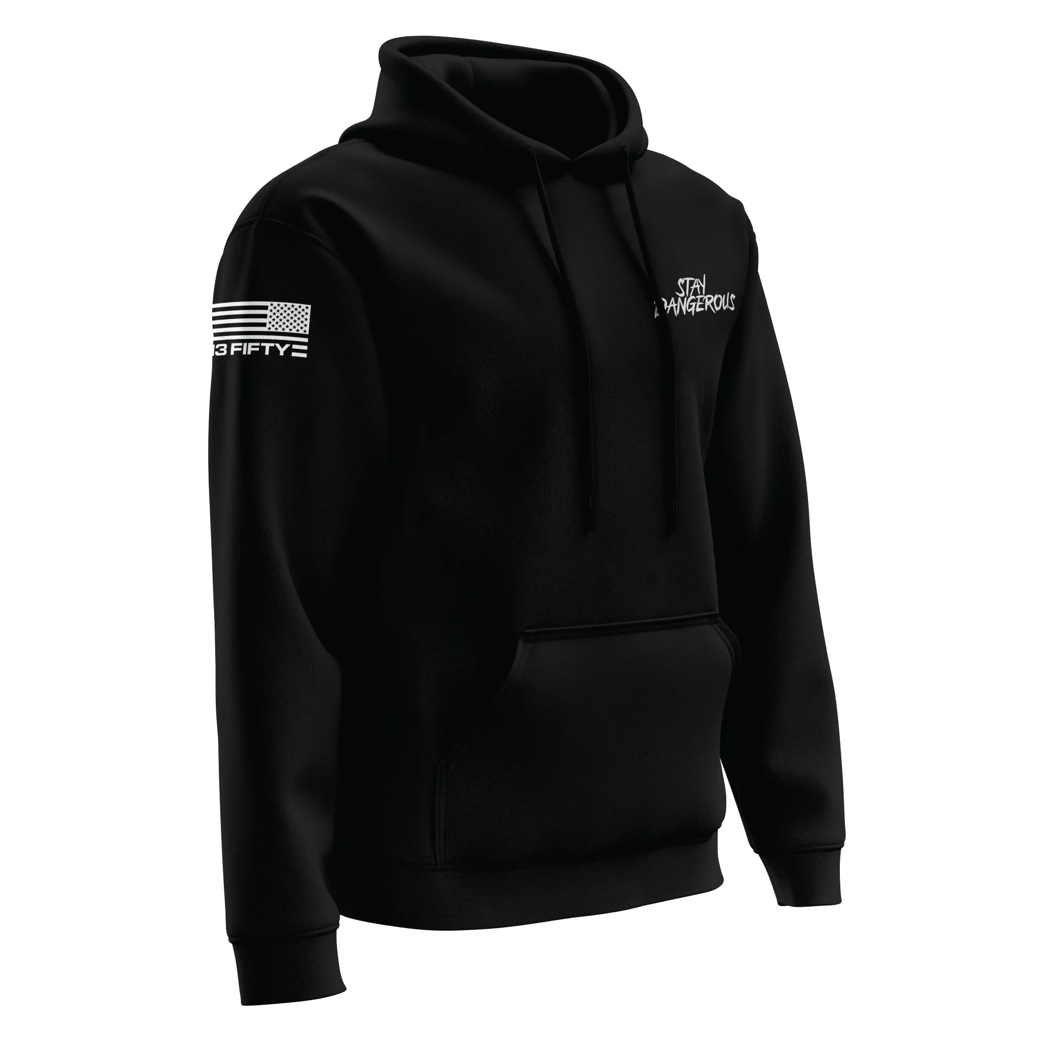 [STAY DANGEROUS] Performance Hoodie 2.0 [BLK/WHT]