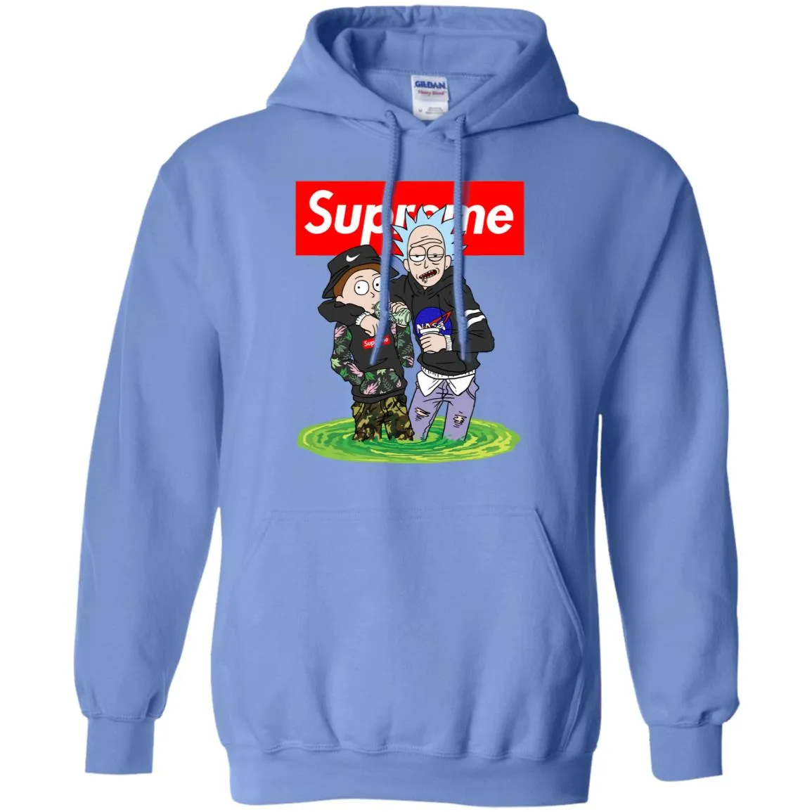 Supreme Rick And Morty T-shirt Pullover Hoodie Sweatshirt