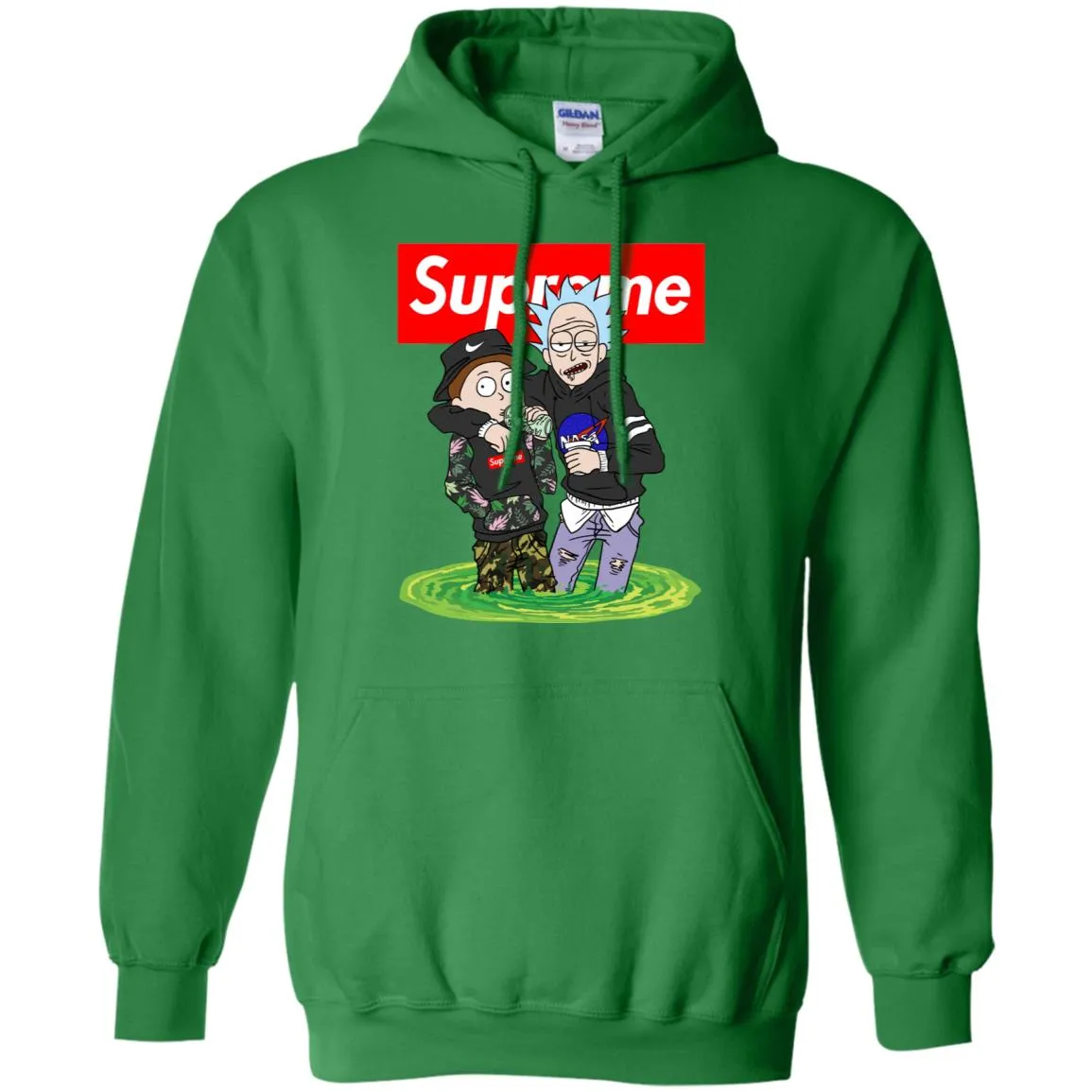 Supreme Rick And Morty T-shirt Pullover Hoodie Sweatshirt