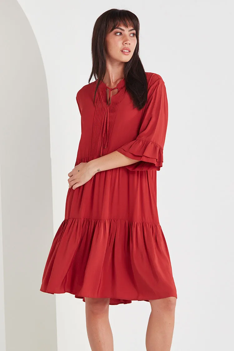 Tallulah Dress in Paprika | FINAL SALE