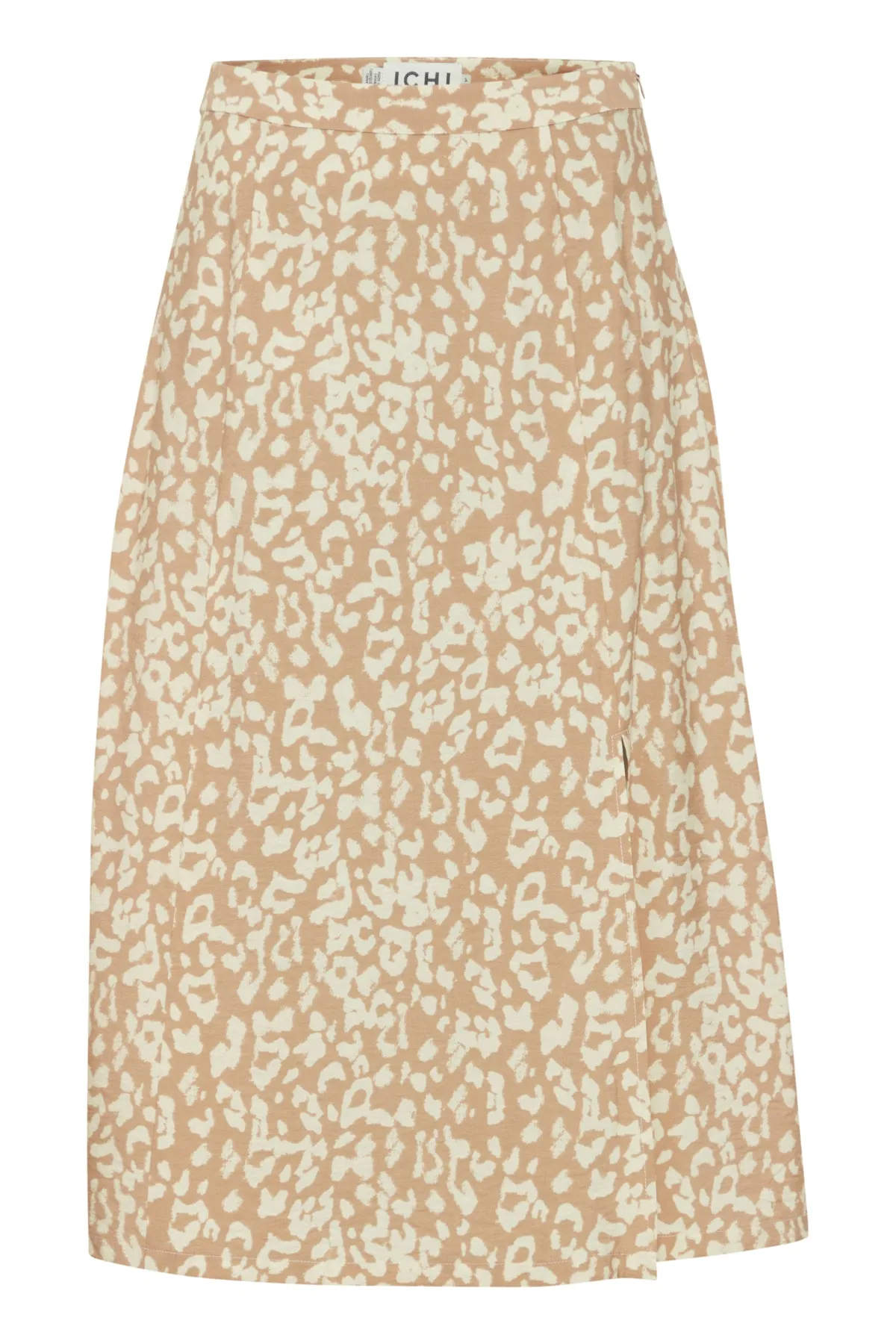 Tamiko Skirt Natural Leopard Print