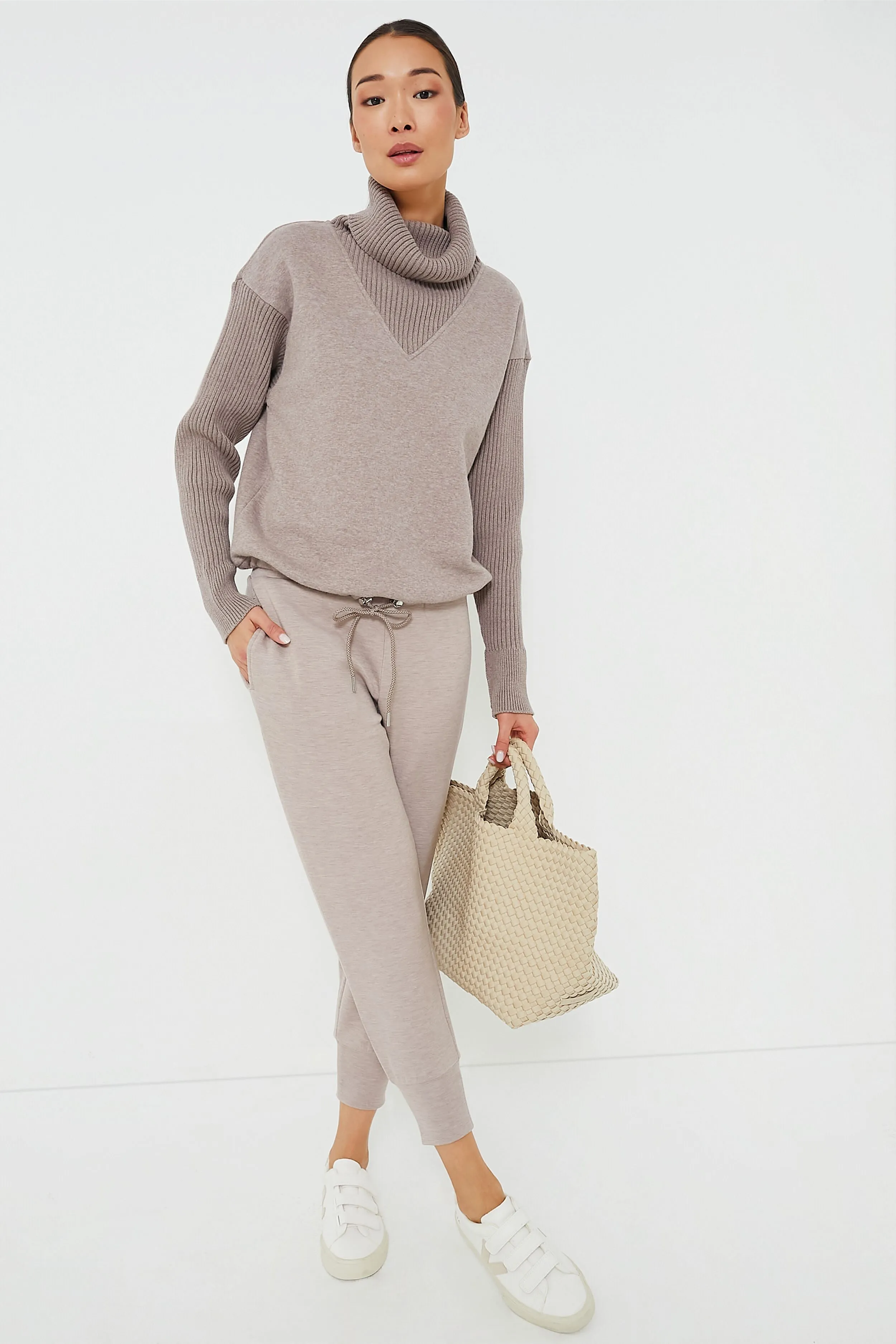 Taupe The Slim Cuff Pant 25