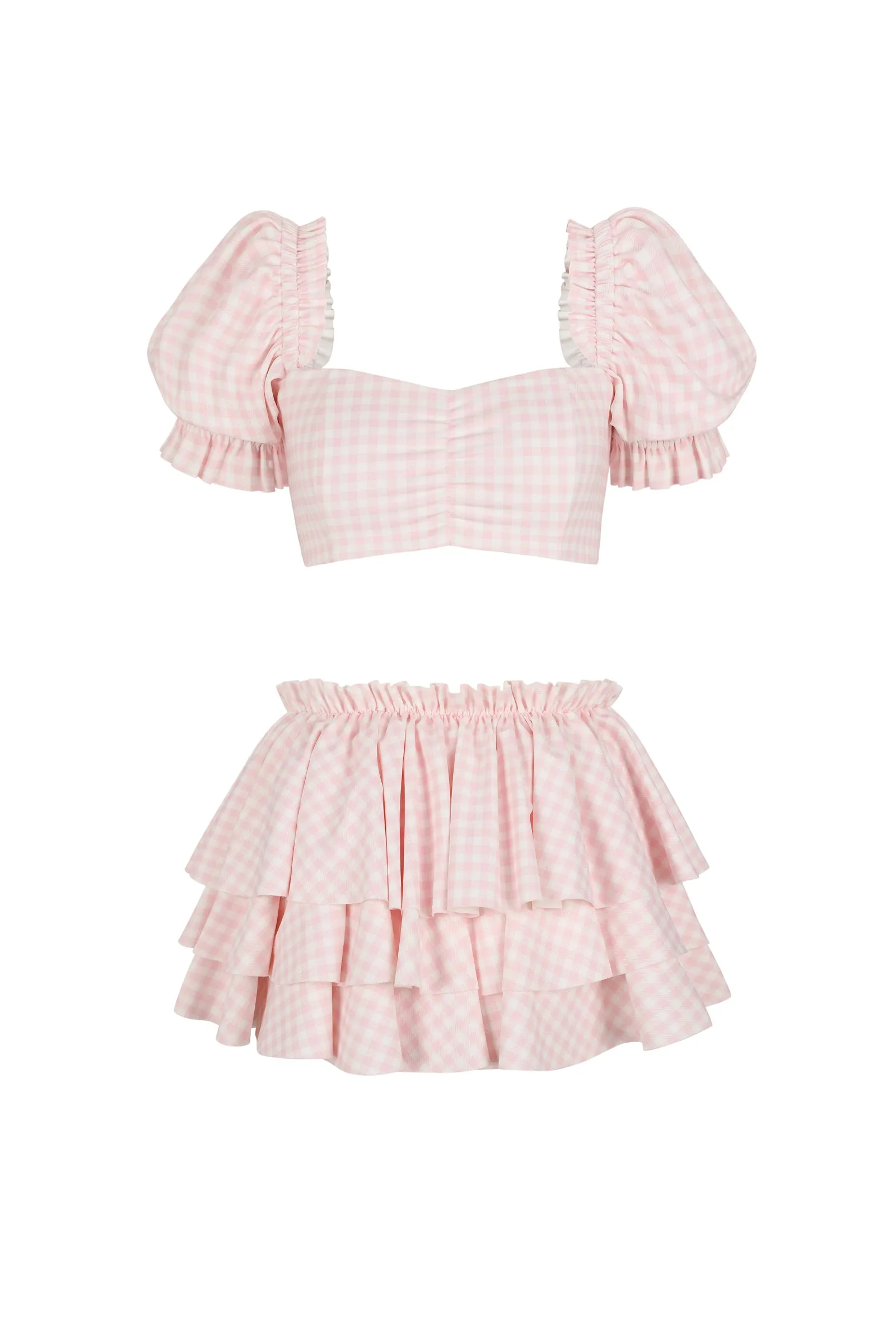 The Pink Gingham Dauphine Knickers