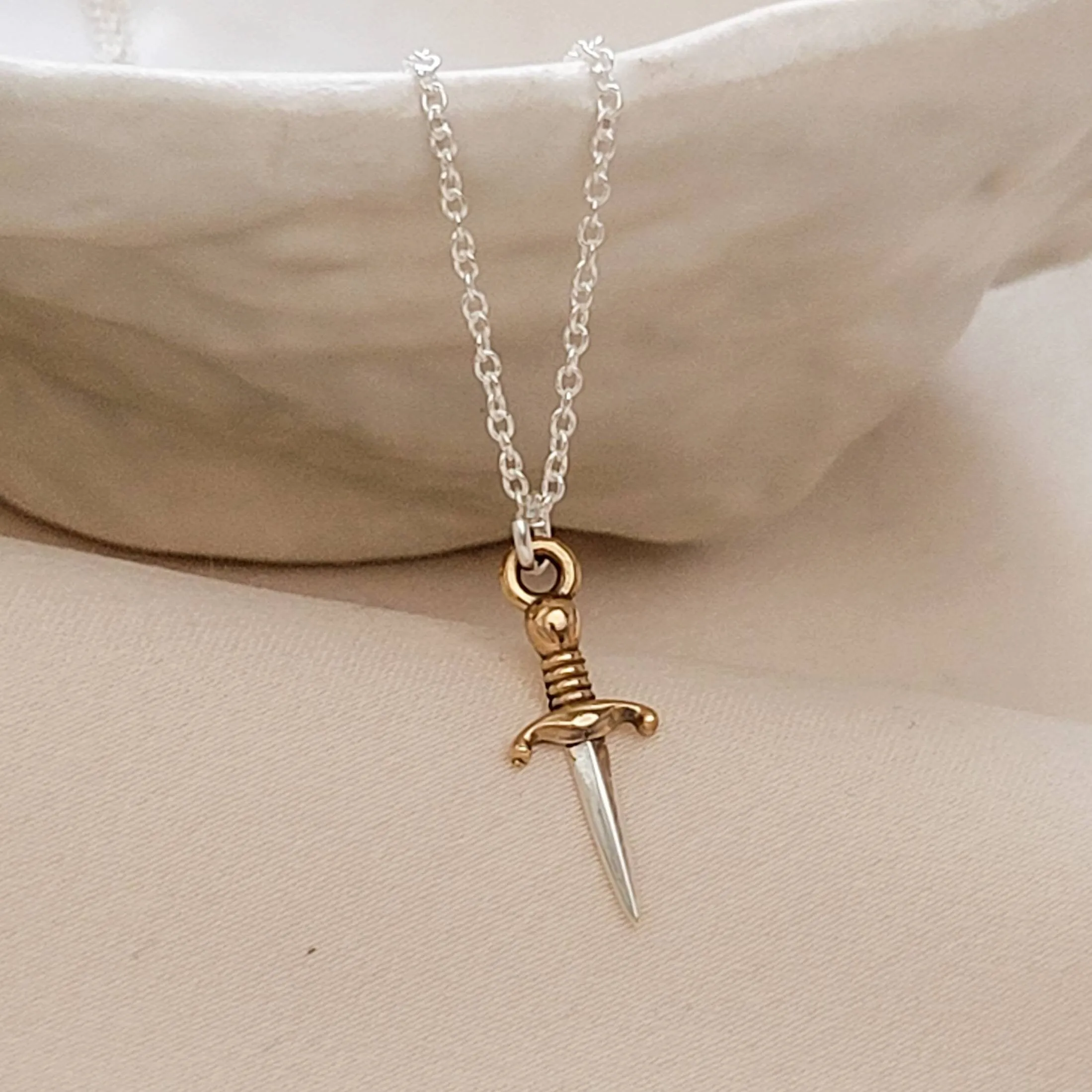 Tiny Dagger Necklace