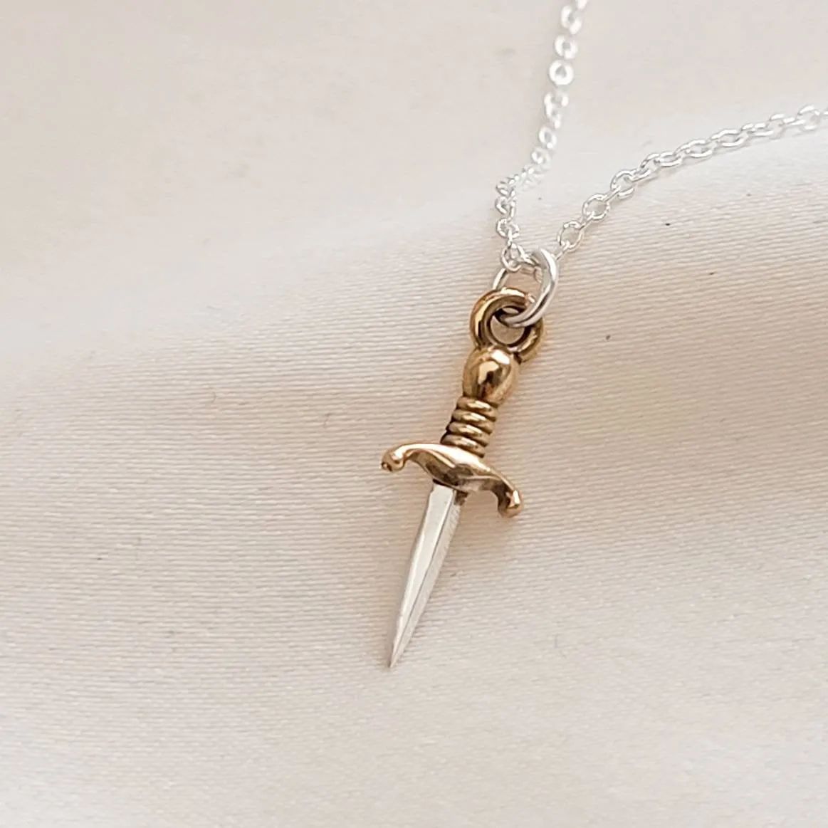 Tiny Dagger Necklace