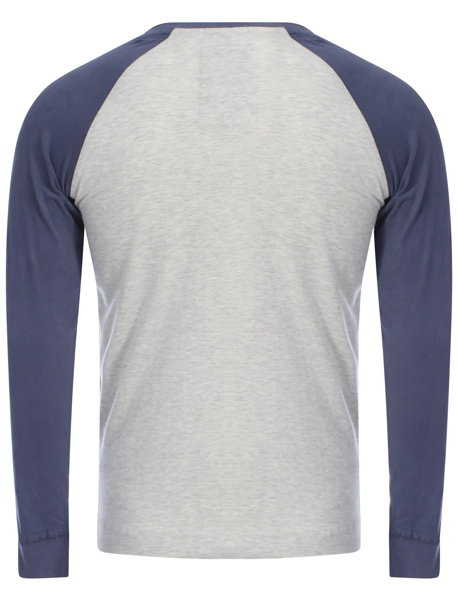 Tokyo Laundry Mount Wrangell henley top in navy