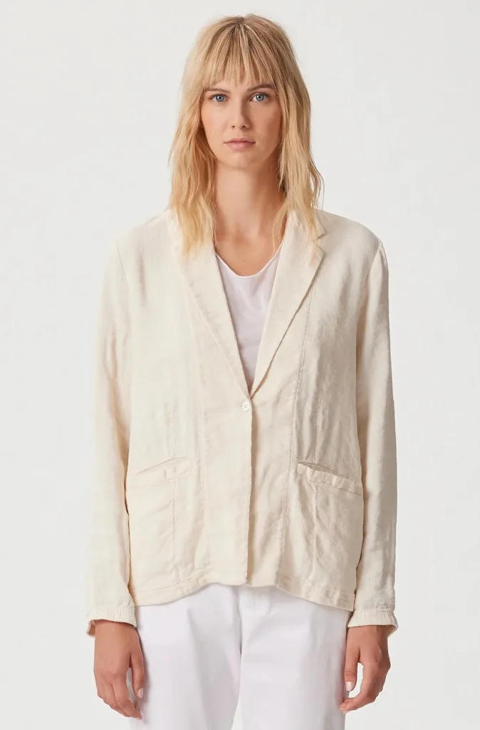 Transit Par Such Relaxed Blazer in Ivory