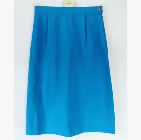 Turquoise 70s Skirt