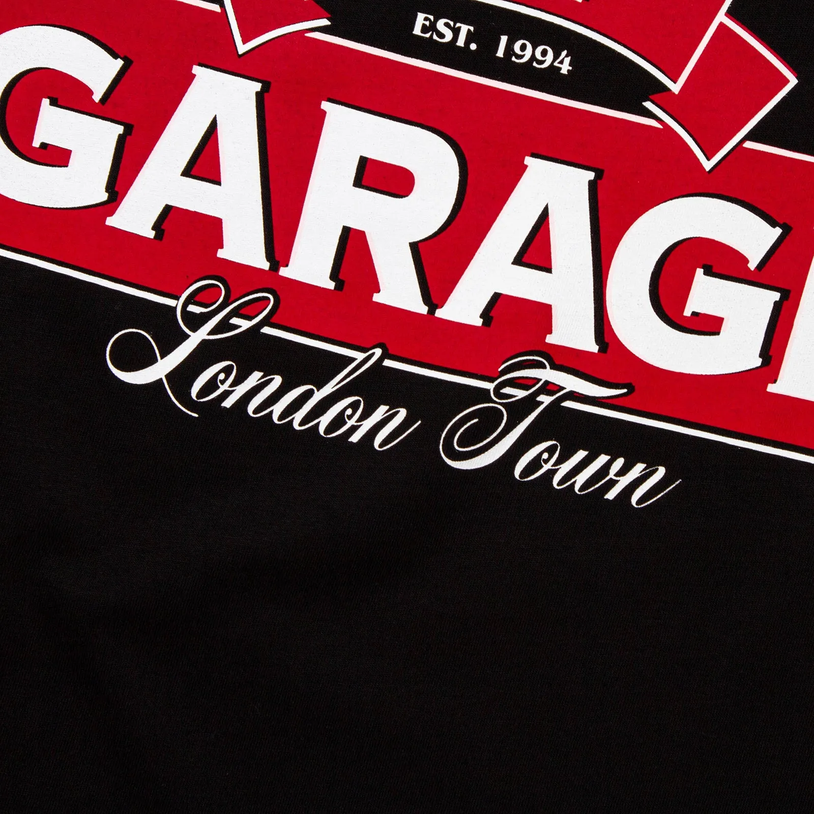 UK Garage Back Print - Tshirt - Black