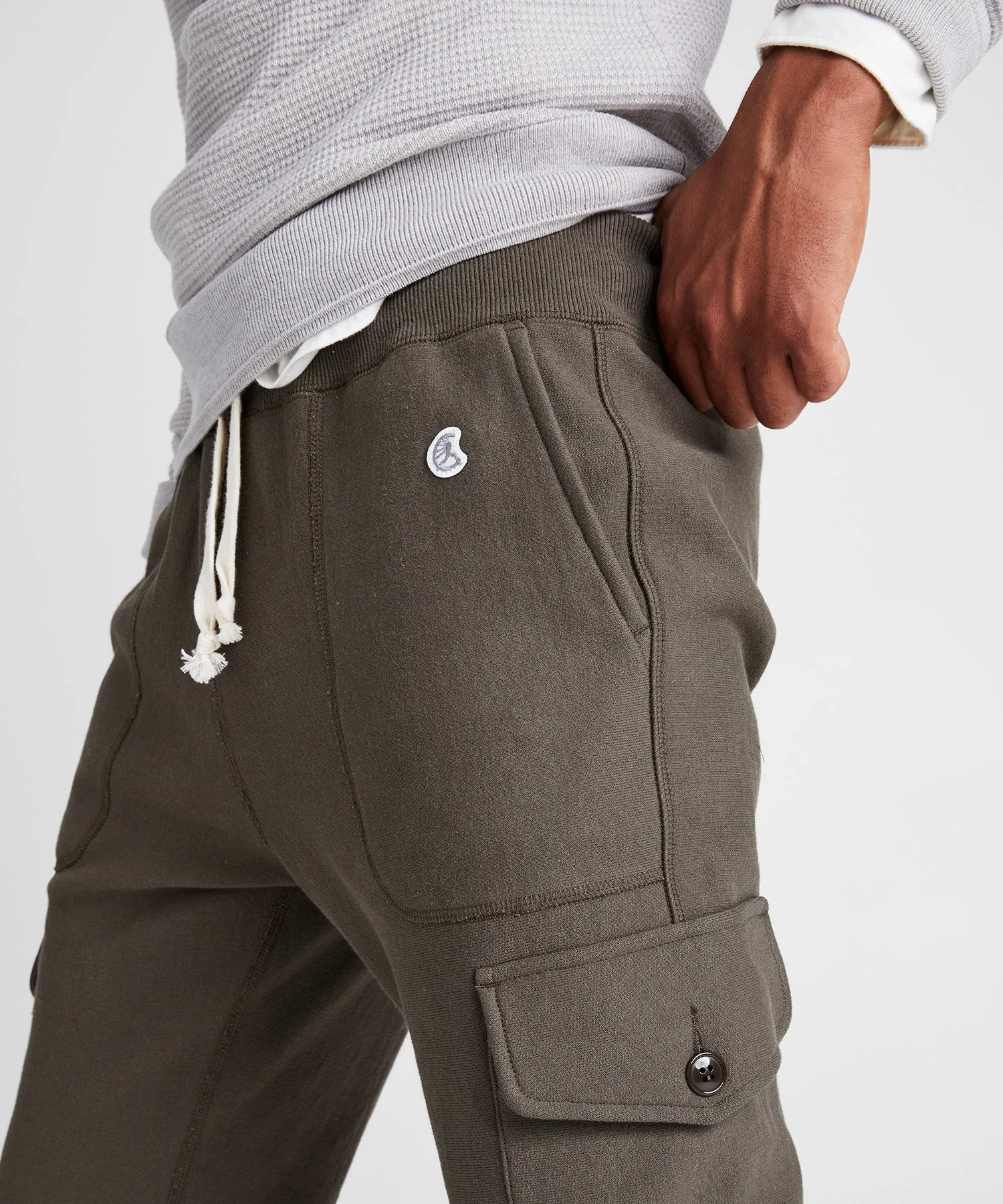 Utility Pocket Sweatpant in Olive Drab