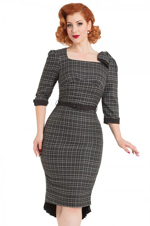 Veronica Tartan Pencil Dress