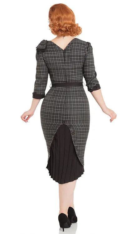 Veronica Tartan Pencil Dress