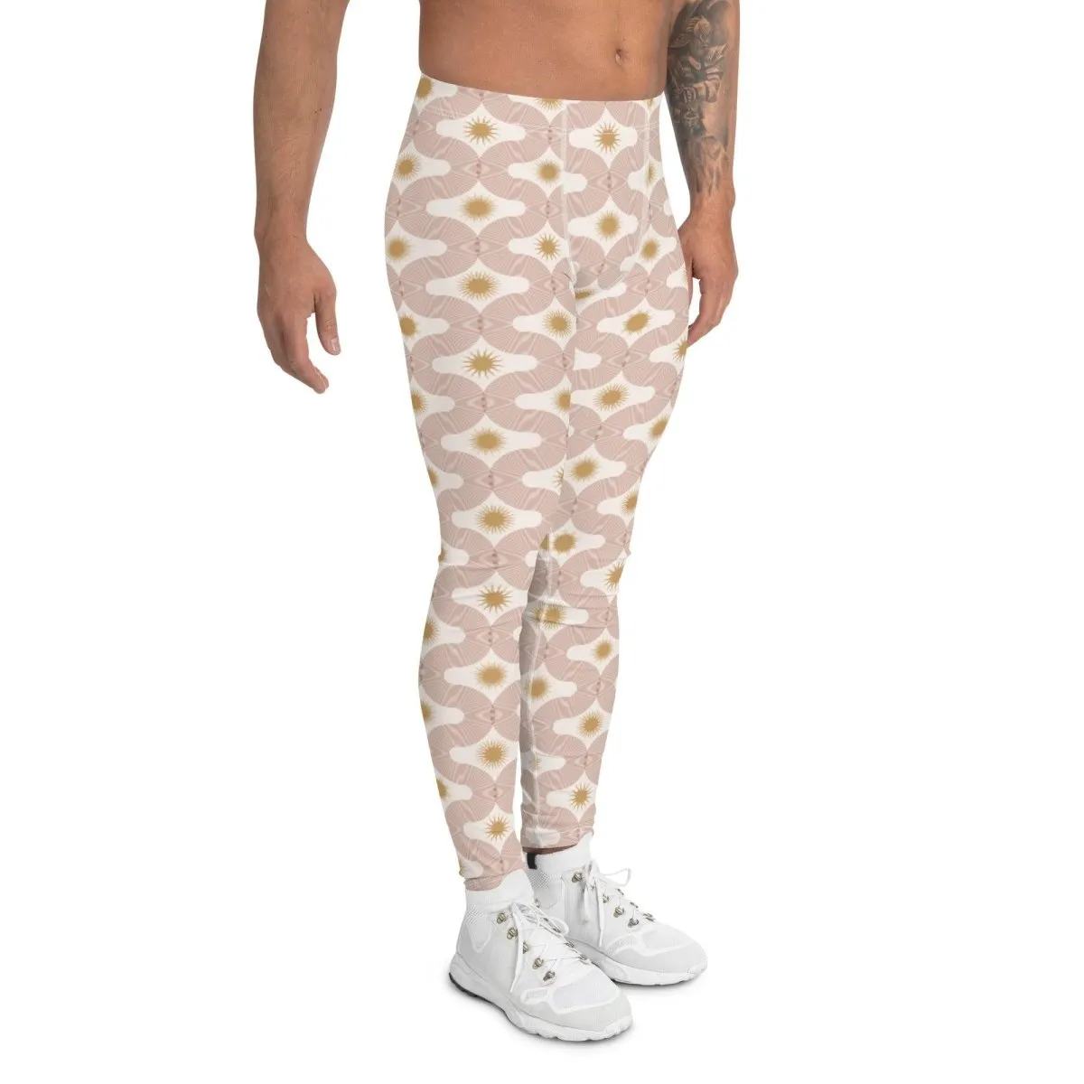 White Celestial Wonder Men's Leggings