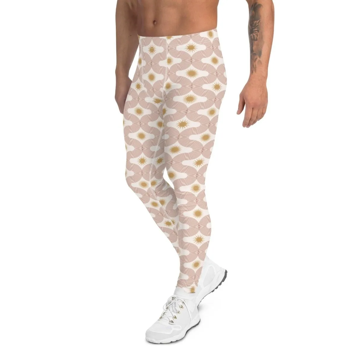 White Celestial Wonder Men's Leggings