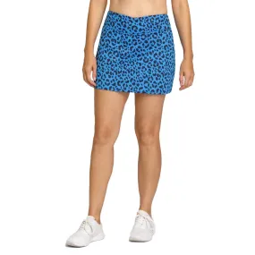 Women's Cosmo 14.5 Inch Tennis Skort Ditsy Leopard