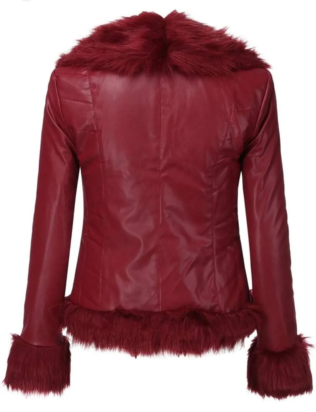 Women's Winter Faux Fur Warm Short Coat for ladies M S3512877