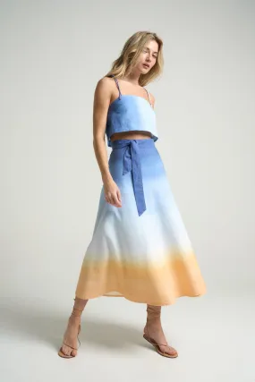 Wrap Circle Skirt Sunrise