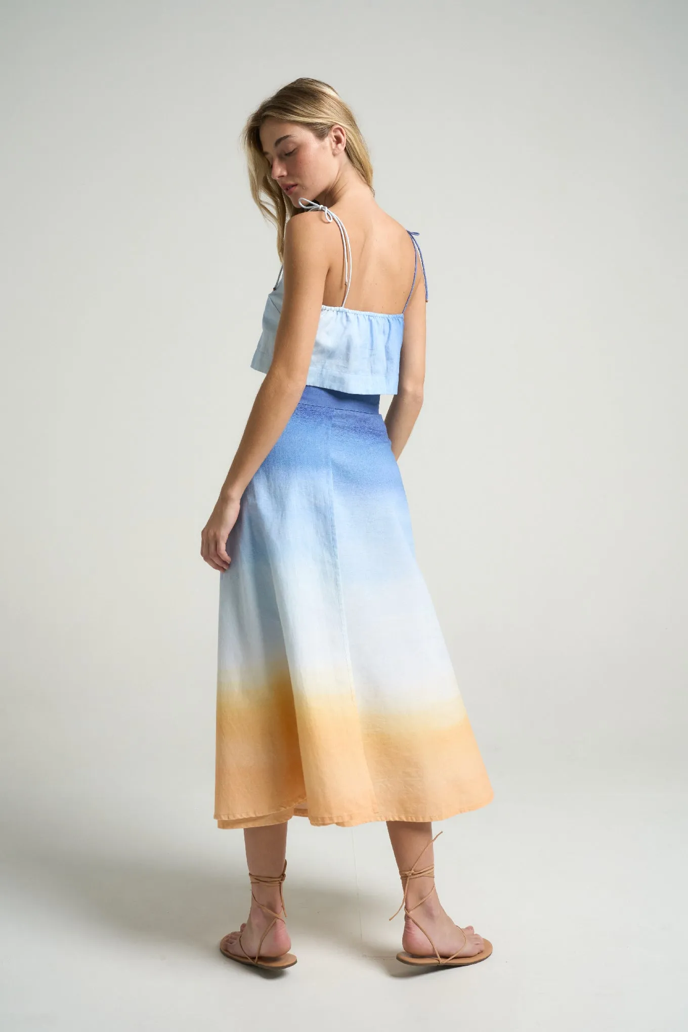 Wrap Circle Skirt Sunrise