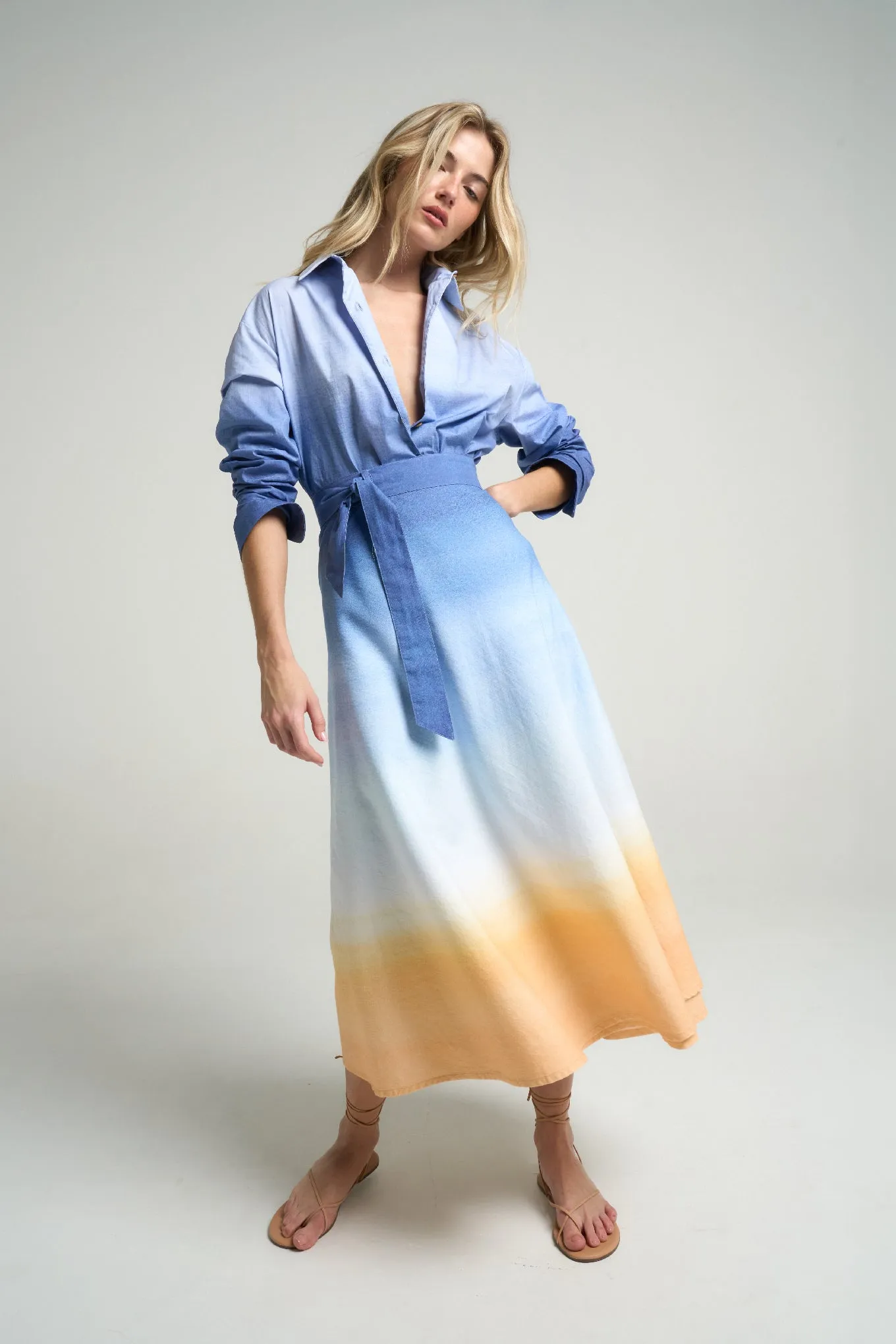 Wrap Circle Skirt Sunrise