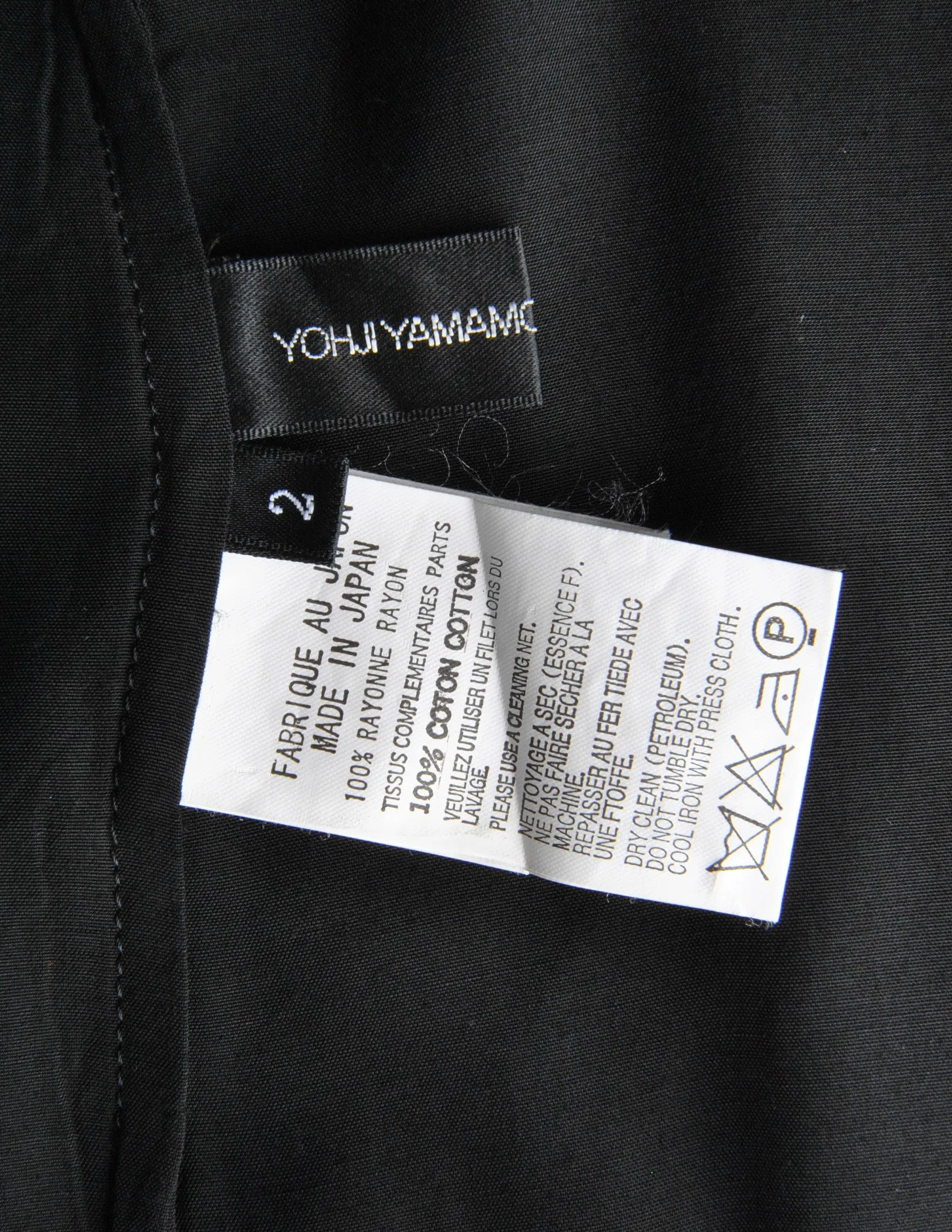 Yohji Yamamoto Vintage Black Top